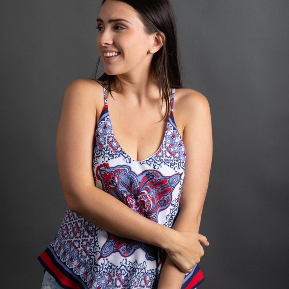 Paisley Tank Top by Soulmates - Picture 6 of 11